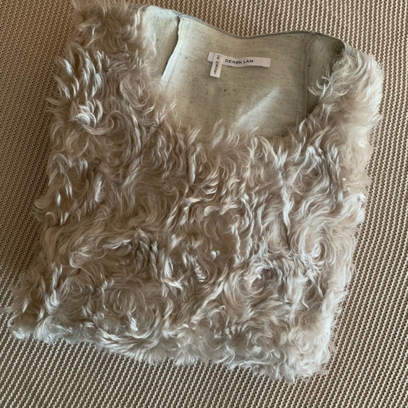 Derek Lam / 10 Crosby - faux mohair sweater with kangaroo pocket - Picture 6 of 9